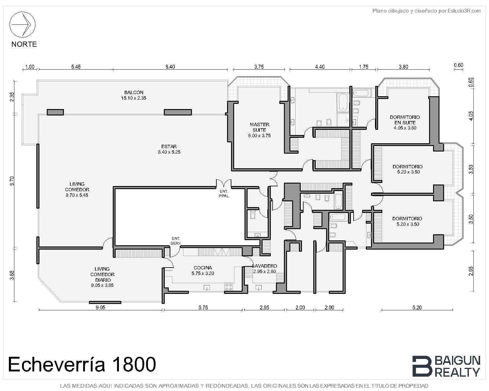 Departamento 5 ambientes en Belgrano - foto 4