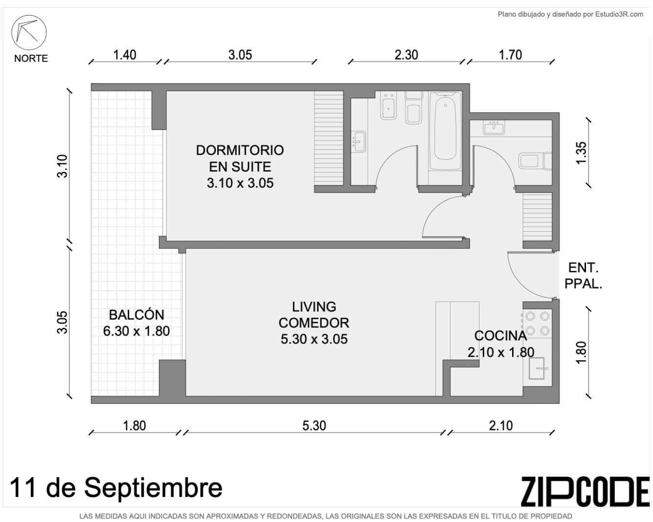 Departamento 2 ambientes en Belgrano - foto 6