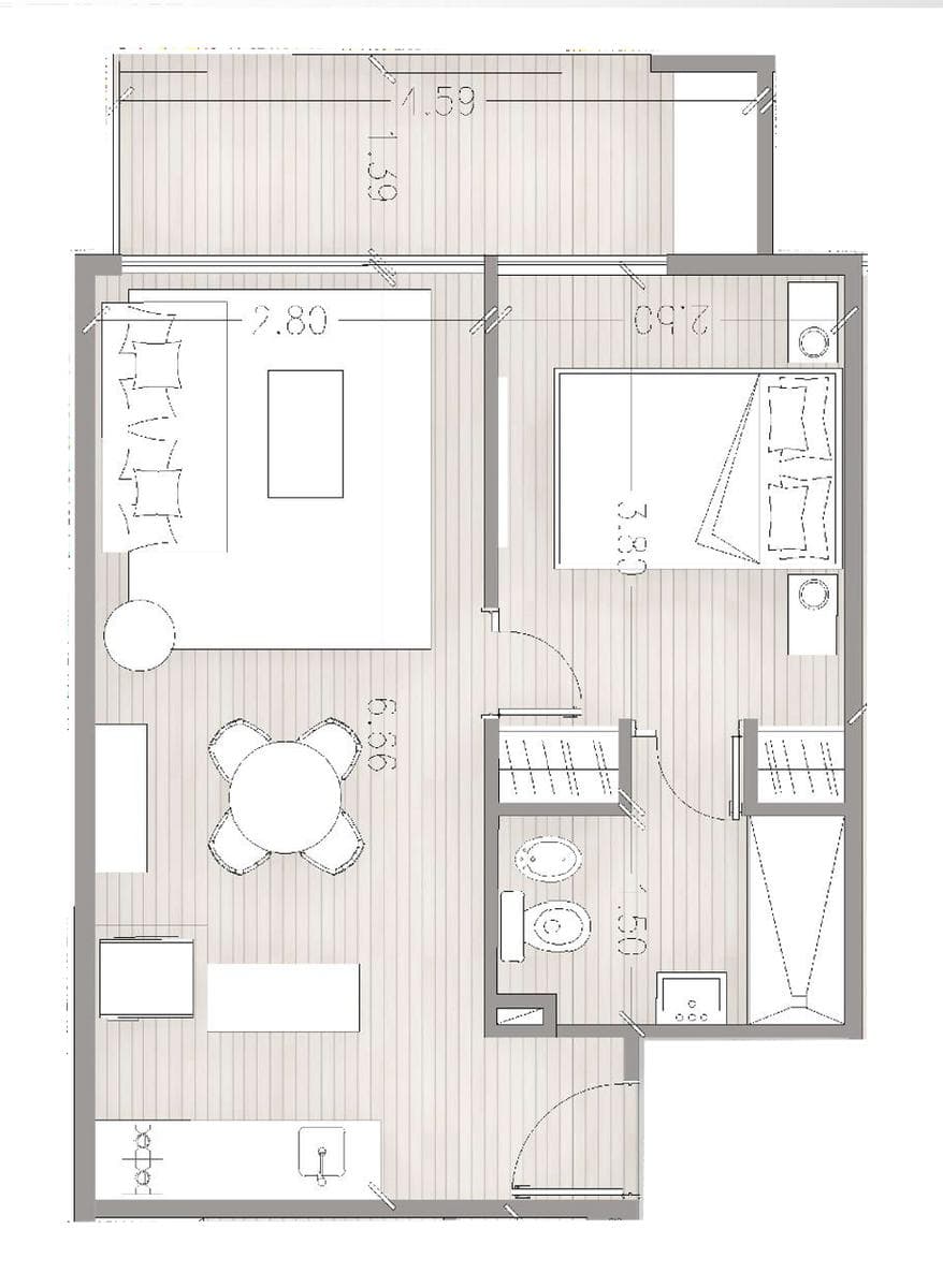Departamento 2 ambientes en Villa Urquiza - foto 24