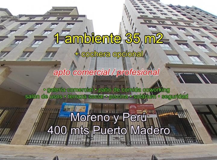 Departamento 1 ambientes en Puerto Madero - foto 1