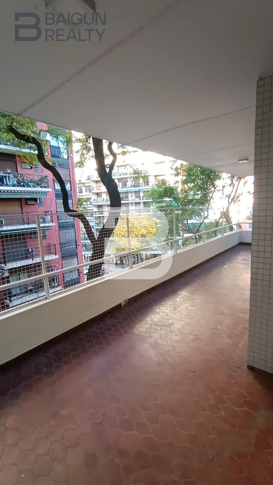 Balcón aterrazado
