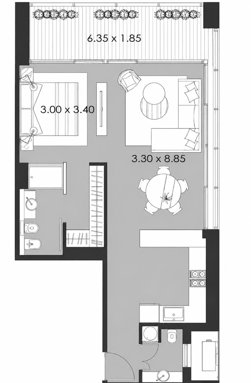 Departamento 2 ambientes en Puerto Madero - foto 8