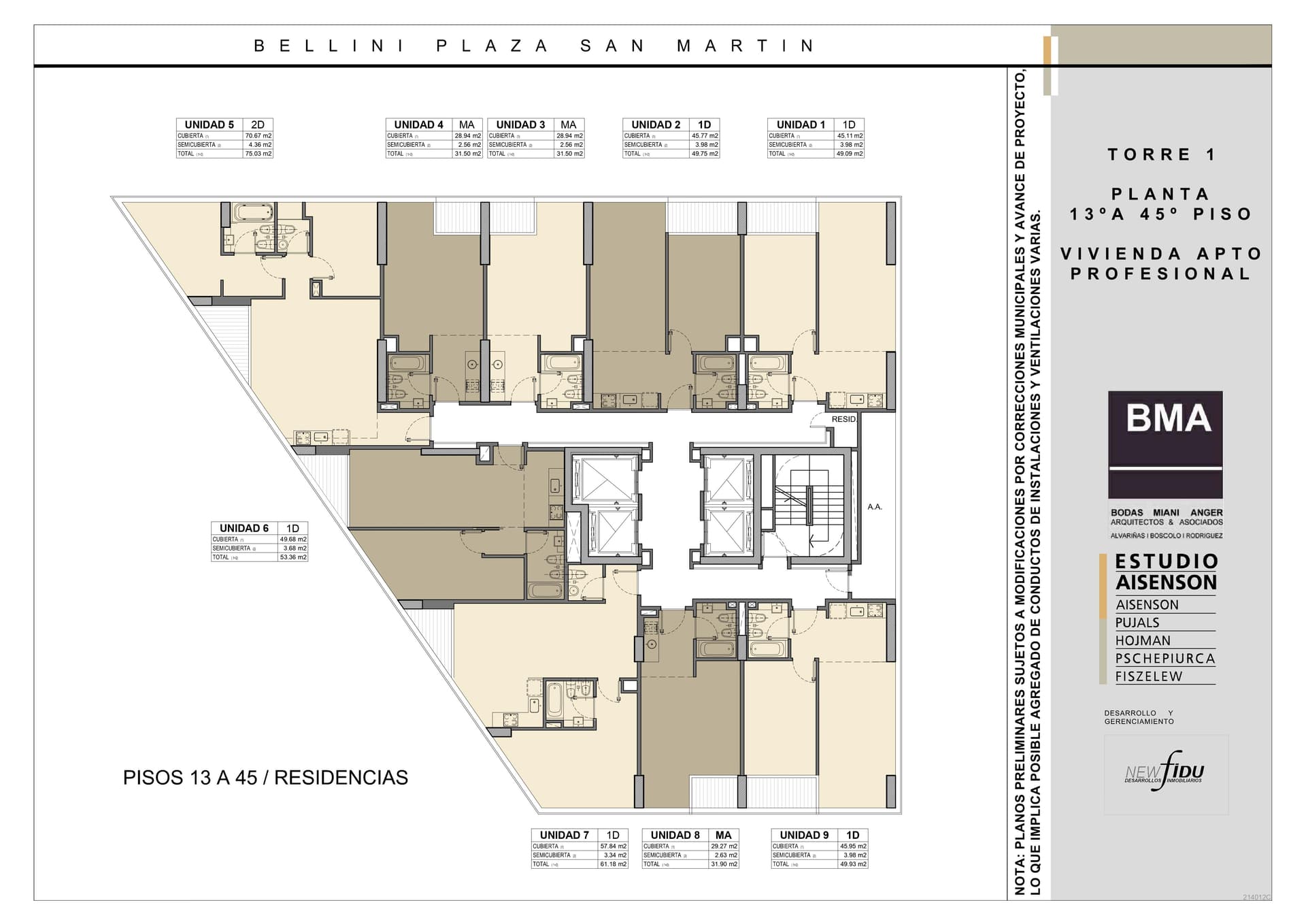 PLANTA PISO 39