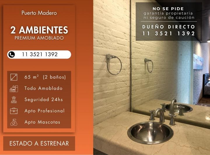 Departamento 65m² Alquiler